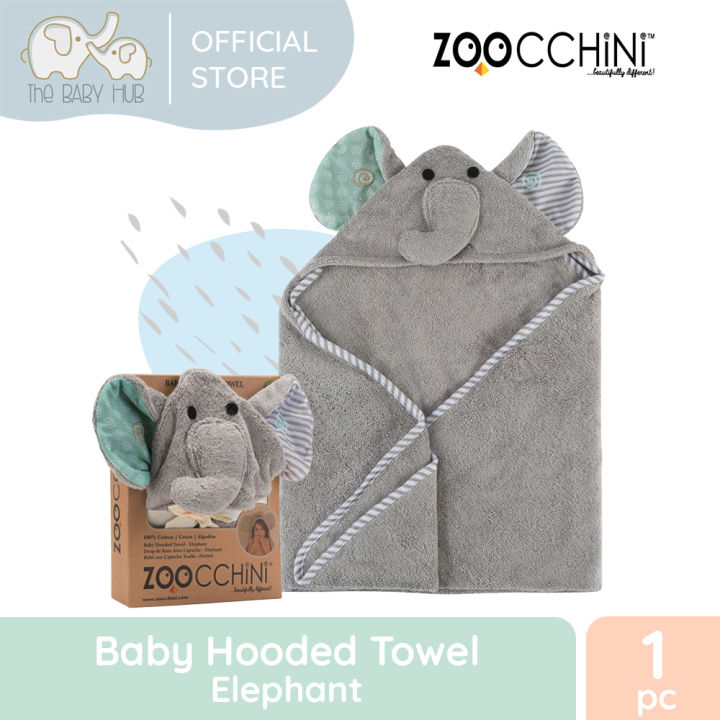 Zoocchini Baby Towel With Hood – Allie Unicorn – 100% Cotton