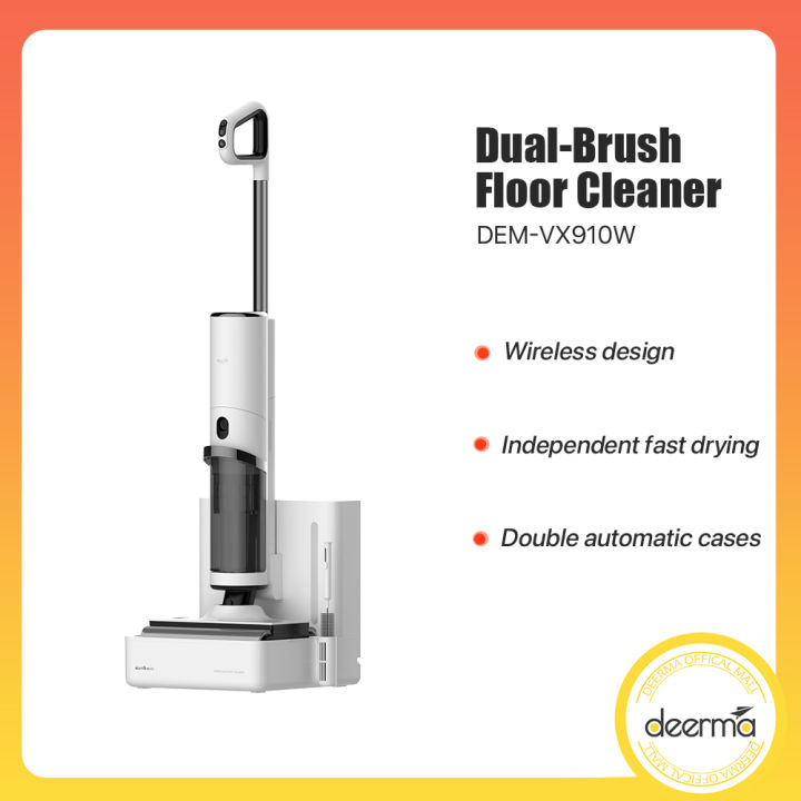 Deerma VX910W Wet Dry Vacuum Cordless Floor Cleaner and Mop OneStep