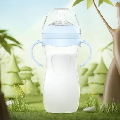 Dr.isla Natural Baby Bottle 5oz 8.5oz 11oz Newborn Slow Medium Fast Flow Spiral Milk Nipple Anti-Colic Feeder