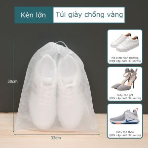 Lumbley Túi Đựng Giày Dép Quần Áo Dây Rút Túi Size To Đựng Vừa 1 Đôi Giày (1 túi)