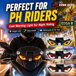 Solar Powered Demon Eye LED Car Ambient Light Wireless Breathing Neon Light Rechargeable Auto Interior Decor Lamp
