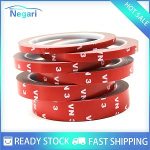 NG Motor✨ COD ✨ Car เทปกาวสองหน้ายาว3เมตรเทปกาวอะคริลิคถาวรแข็งแรงทนทานสำหรับรถยนต์บ้านในร่มอุณหภูมิสูง