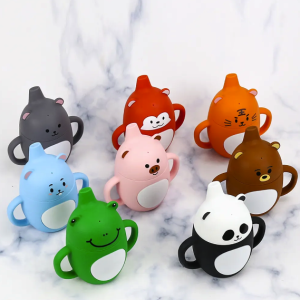 Baby Products Cute Cartoon Silicone Toddlers Sippy Cup & Snack Container BPA Free Food Grade Silicon