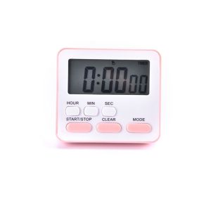 SUNDRIFT Mute 1Pcs Cooking Sleep LCD Digital Display Countdown Alarm Clock With Flashing Light Kitchen Timer Stopwatch