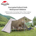 Naturehike Cloud Desk M Twin Tower Shelter Outdoor Camping Tent Tarp Portable Waterproof Windproof with Projector Screen 4 Poles Canopy Awning Camp Glamping Shelter Nature Hike. 