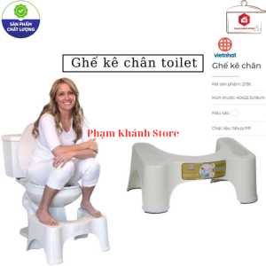 Ghế Kê Chân Hỗ Trợ Đi ToiLet - Chống Táo Bón Nhựa Việt Nhật
