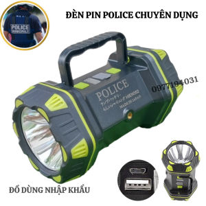 Đèn pin Police Japan đa chức năng siêu sáng chống nước- Hàng nội địa Trung xuất Nhật cực bền
