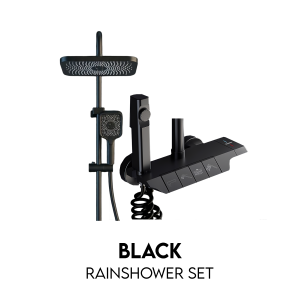 [SG STOCK] Shower Set Bathroom Smart Rain Shower Head Digital Display Thermostatic 4-in-1 Full Set Showerhead