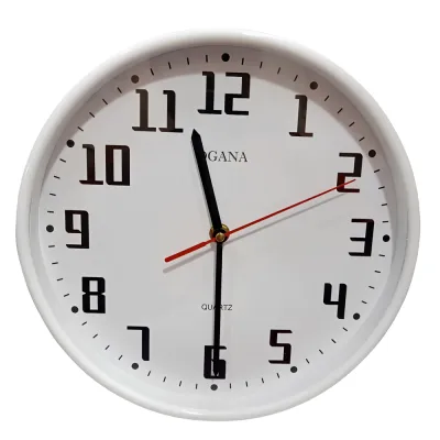 Jam Dinding Putih Polos Diameter 30 Cm – Jam OGANA / Jam Dinding BESAR Jam Dinding Quartz Hiasan Dinding Rumah