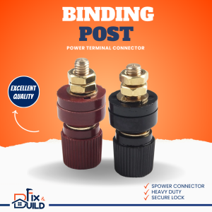 Binding Post M6 Power Supply Terminal High Current Terminal Welding Machine Power Supply Terminal Anti Slip Screw Brass
