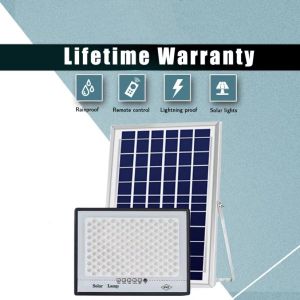 solar outdoor waterproof light with solar panel LED IP67 2000W 1500W solar flood lamp with remote control
