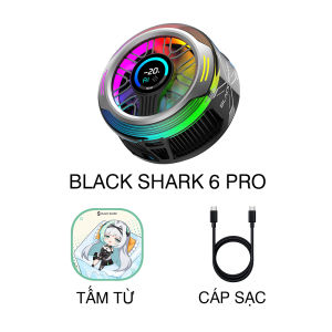 [Chính Hãng] [BH12T] Black Shark Magcooler 6 Pro Quạt tản nhiệt gaming có Màn Hình AI Cao Cáp 35W Làm Mát Từ Tính BR62