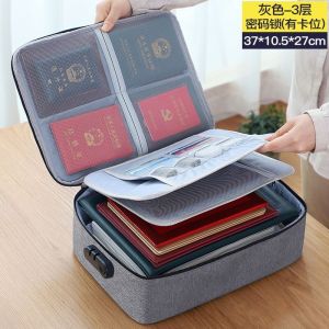 Tas Dokumen Tempat Penyimpanan File Pasport Travel Bag Storage Box