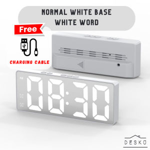 LED Digital Clock Speaker Table Clock Bluetooth Speaker Desk Clock Digital Alarm Clock Speaker Jam Meja Digital 时钟 闹钟