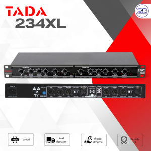 (ใช้โค้ดลดอีก10%) TADA 234XL Crossover ครอสโอเวอร์ 2-3 ทางสเตอริโอ / 4 ทางโมโน เบส กลาง แหลม เครื่องแยกสัญญาณเสียง