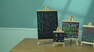 Desktop Erasable Whiteboard Message Board Double-sided Notice Memo Board with Stand Papan Putih Meja Papan Mesej Memo Boleh Padam Dua Muka Pejabat Kafe Premium Quality High Performance #9317