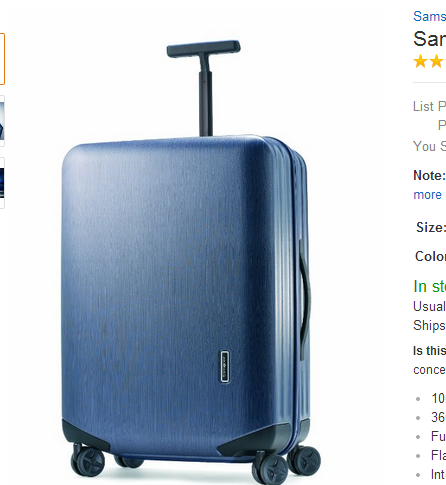 Lazada samsonite luggage online