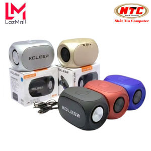 Loa bluetooth KOLEER S918 chức năng nghe USB/TF/AUX/FM - 2 loa bass siêu hay (màu ngẫu nhiên) Nhat Tin Authorised Store