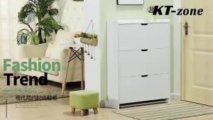 Large Capacity Living Room Home Multi-layer Shoe Rack All-wood Simple Solid Entrance Cabinet Shoe Rack