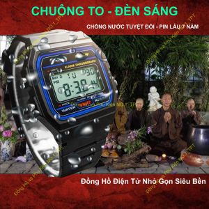 Đồng Hồ CAS|O Điện Tử Huyền Thoại 1 Sx tại Malaysia Chống Nước Tuyệt Đối Pin Lâu 7 Năm Full Chức Năng Ch11