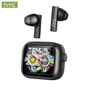 HTC NE40 AI Earphone Bluetooth 6.0 Live Translation Headphone Multifunction Knob LCD Screen HiFi Sound Quality Noise Cancellation Technology