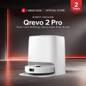 【NEW】Roborock Qrevo 2 Pro | Robot Vacuum | Reversible Side Brush | 25000Pa Suction Power | Mop Self-Wash | App Control