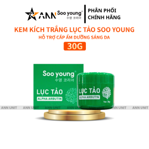 Kem Kích Trắng Body Lục Tảo Soo Young Dưỡng Trắng Da 30g - Ann Unit