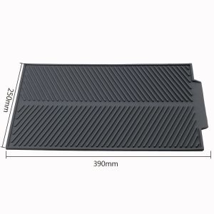 Silicone Dish Drying Mat Table Placemat Kitchen Folding Draining Rectangle Pad Sink Non-slip Placemat