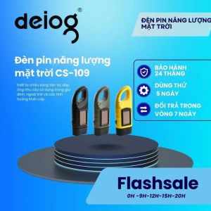 Đèn pin LED năng lượng mặt trời 5 in 1 CS-109 siêu sáng