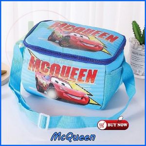 WORTHY LIVING School Cartoon Food Storage Lunch Bag Portable Shoulder Adjustable Strap