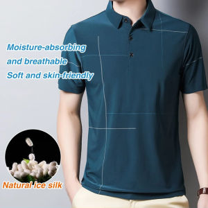 Brand New Men‘s ice silk Polo shirt