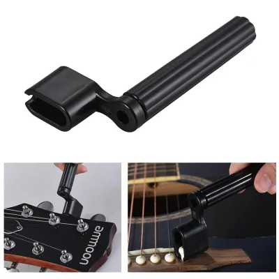 Acoustic Guitar String Winder Plastic Bass String Peg Winder Bridge Pin Puller Guitar Repair Maintenance Tool