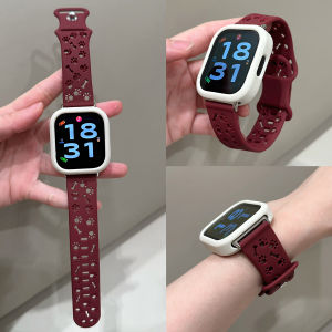 For Redmi Watch 6 Active/Redmi 6 Lite Wristband breathable soft Cut-out paw print pattern Cute Strap