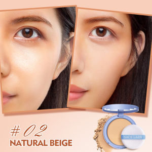 SACE LADY Matte Face Powder Set Waterproof Oil Control Long Lasting Flawless Setting Powder Face Makeup With Mirror