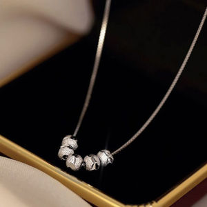 OYJR สร้อยคอแฟชั่นผู้หญิง สร้อยคอทรงกลมสำหรับผู้หญิง 18k ชุบทองสแตนเลสสร้อยคอสไตล์ย้อนยุคที่หรูหราใหม่