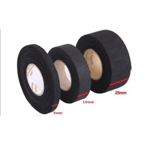 Adhesive Cloth Tape Harness Wire Tape Fabric Width 9mm 19mm 25mm Black Fireproof Wiring Electrical
