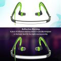 Sports Earbuds Wired Running Headphones with Microphone, Neckband in-Ear Stereo Workout Earphones Designed for Jogging Gym Headsets,Green. 