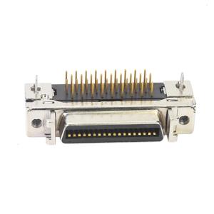 SCSI Solder Mount Female Socket Insulator Coppered Terminals 14P/20P/26P/36P/50P/SCSI Welding Connectors
