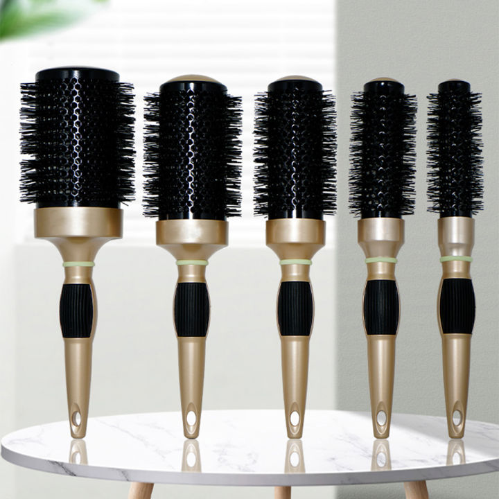 Hair Styling Hair Brush Nylon Comb Cylinder Curly Hair Rolling Comb ...