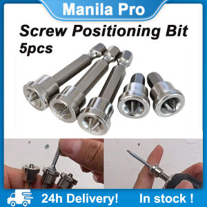5PCS Positioning Screwdriver Bits Hex Shank Screw Positioning Bit 25/50mm Positioning Bit Woodworking Screw Positioning