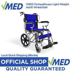 Prohealthcare Heavy Duty Lightweight Travel Wheelchair (DIY Assembly) (BLUE)