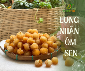[HỎA TỐC] Long nhãn ôm sen nhãn sấy dẻo bọc sen sấy giòn thơm ngon lạ miệng [CAHORO FOOD]