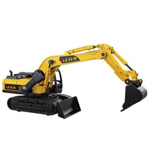 MOONGLADE Đồ chơi xe Xe ô tô mô hình kỹ thuật Máy xúc khoan Đồ chơi mô hình Đồ chơi xe tải quán tính Quà tặng giáng sinh Máy ủi đất Đồ chơi cần cẩu mô phỏng Quà Tặng trẻ em