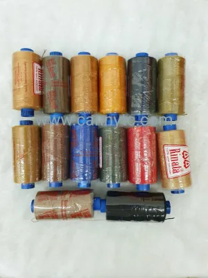 200 Meter - 1 Roll Denim Jeans Thread Multiple Colour / Benang Jeans Denim Pelbagai Colour Brand Rinata