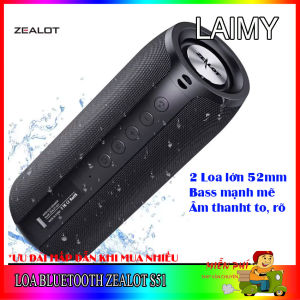 HCM Loa Bluetooth Zealot S51 Mạnh Mẽ loa kép 2 inch 52mm Không Thấm Nước Hộp Hỗ Trợ TF TWS Ổ Đĩa Flash USB LAIMY SHOP