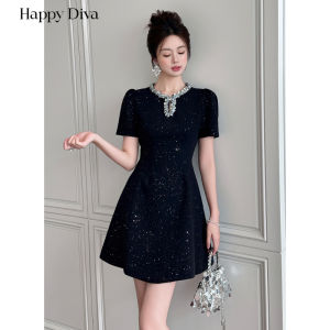 Happy Diva Váy A công thức cao cấp thiết kế tôn dáng eo mảnh 9002