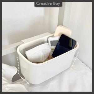 [Creative] Bedside Hanging Basket Shelf Large Capacity Crib Storage Baby Diaper Bag Fence Table Box Home Baby Bedside Hanging Basket