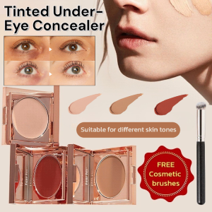 Tinted Under-Eye Concealer With A Free Makeup Brush Long Lasting Waterproof Face Concealer Natural Eye Bags Concealer