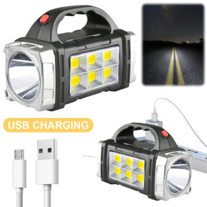 Portable Camping Lantern with USB Rechargeable 15W LED Light for Hiking Camping and Emergency Situations