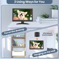 Eyoyo 12 Inch Small HDMI Monitor, Eyoyo Mini Monitor Portable IPS Display, External Monitor for Laptop Security Camera Raspberry pi, 1366x768 HD Monitor, Built-in Speaker. 